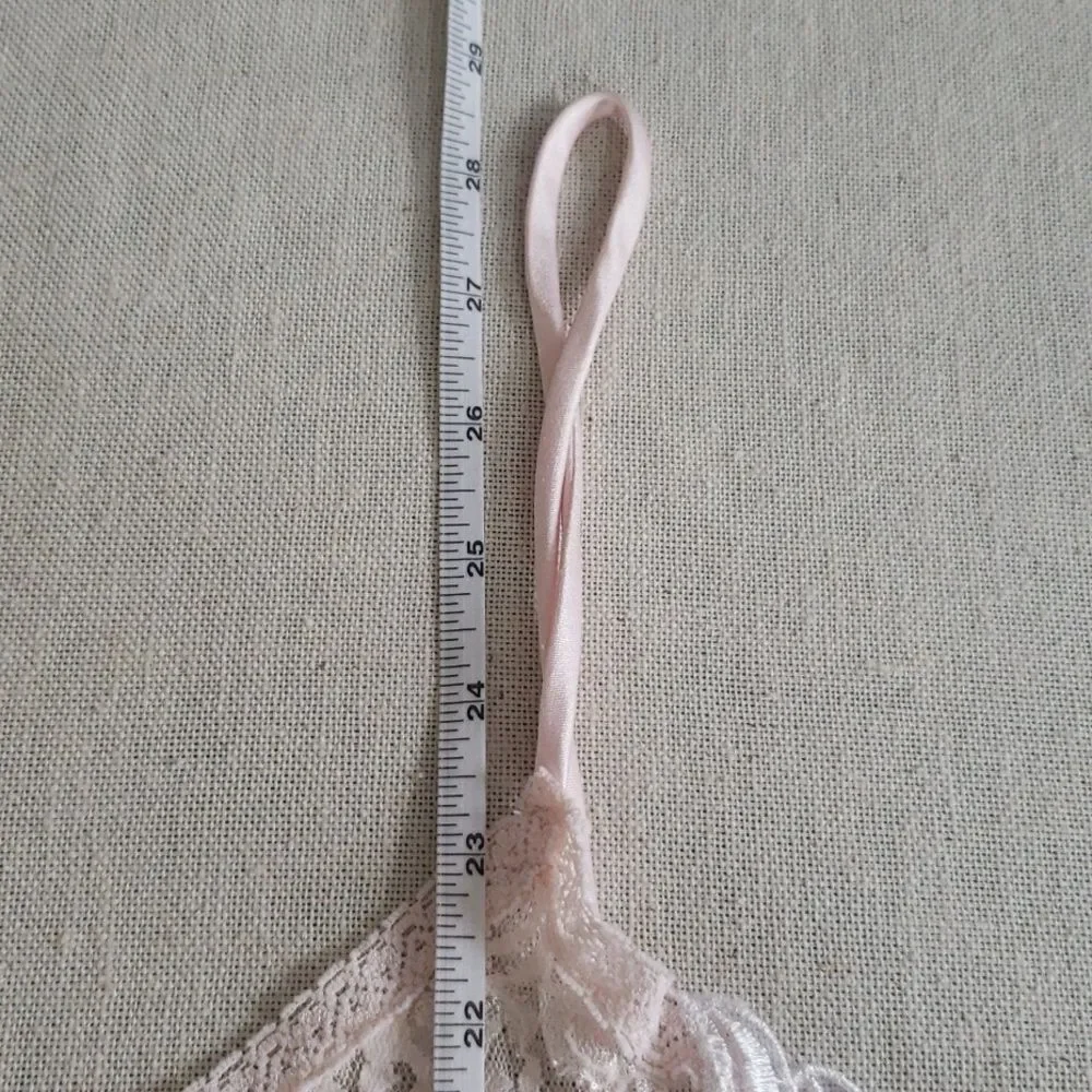 Y2K Secret Treasures Teddy Womens M Stretch Lace Intimates Nighty Satin Straps